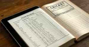 Evolution of Cricket Scorecards: From Paper to Digital