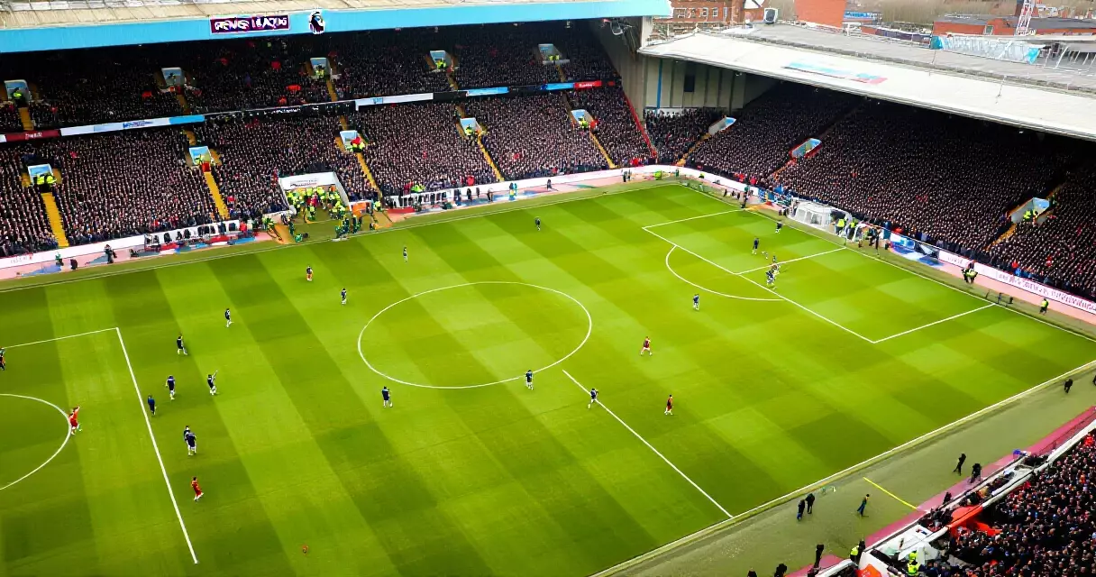 Premier League stadium packed with fans on matchday